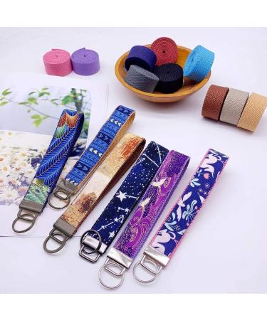 Qovydx 1 Inch Key Fob Hardware Kit - Bronze Keychain Fob Wristlet Bulk Set with Key Ring for Lanyard - Buy Online on GoSupps.com
