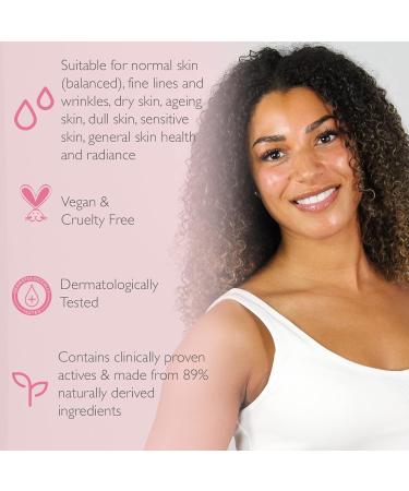 SKINICIAN Advanced Restoring Night Cream - Anti-Ageing Face Cream with Vitamin C - Regenacell Formula for Younger Looking Skin in 4 Weeks - Evening Skincare - Vegan & Cruelty Free (50ml) - Buy Online on GoSupps.com