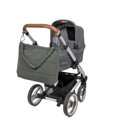 L SSIG Baby Changing Bag Shopper with Stroller Attachment - Olive | Stylish & Functional International Shipping - Buy Online on GoSupps.com