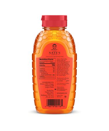 Nature Nate's Hot Honey - 16 fl oz, 100% Pure Honey Infused with Habanero Chili Pepper - Buy Online on GoSupps.com