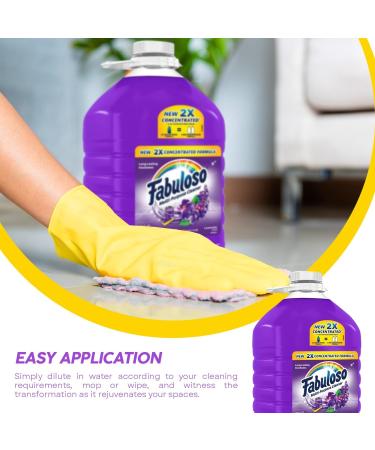 Fabuloso Multi-Purpose Cleaner 1 Gallon - Lavender Scent 2x Concentrated Formula for Floors Counters & Windows - Includes PD Ship Safe Bag | International Shipping Available - Buy Online on GoSupps.com