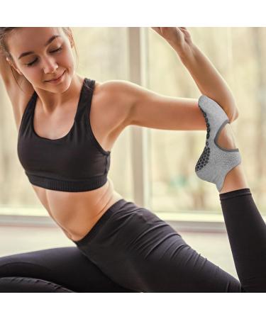 Utensilsto 3 Pair Yoga Socks for Women - Anti-Slip Pilates Barre Ballet & Fitness Slipproof Barefoot Socks - Buy Online on GoSupps.com