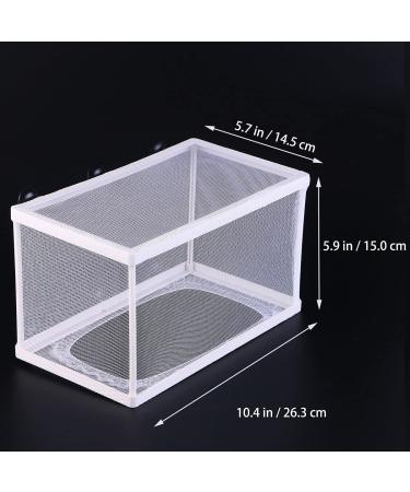 Large Fish Tank Breeder Net w/ Suction Cups | Nylon Mesh Aquarium Breeder Box for Fish Fry Hatchery & Breeding - Buy Online on GoSupps.com