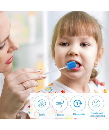80 Disposable Mouthpieces - Tasteless Mouth Sponges for Teeth Cleaning | Single Pack - Buy Online on GoSupps.com