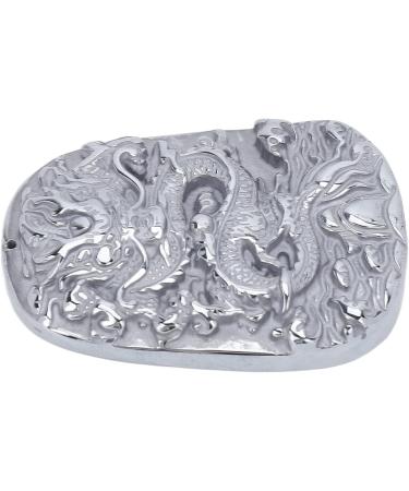 Verdant Touch Terahertz Dragon Fan Necklace - Natural Carved Stone 60x180 cm | Unique Jewelry Production - Buy Online on GoSupps.com