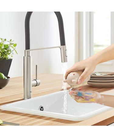 Bear Finger Nail Brush | Nails Toes Cleaning Brush - Creative Easy To Grasp Soft Bristles Nail Cleaning Brush For Children Women Beige - Buy Online on GoSupps.com