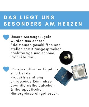 Lapis Vitalis Schungite Massage Ball - 3cm Gemstone Ball for Intensive Massage - Beautiful Gift Box Included - Buy Online on GoSupps.com