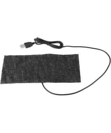 USB Electric Heating Film - Black 5V Carbon Fabric Heating Mat (20x10 cm) for Warm Blankets & Mouse Pads - International Shipping Available - Buy Online on GoSupps.com