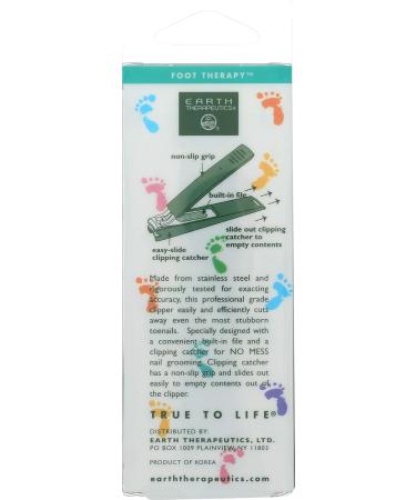 Earth Therapeutics Toenail Clipper with Catcher - 1 Clipper - Buy Online on GoSupps.com