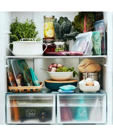 Stasher Reusable Silicone Food Bag - 56 fl. oz. Stand Up Clear Storage Solution - Buy Online on GoSupps.com