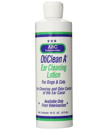 ARC Laboratories OtiClean-A Pet Ear Cleaning Lotion, 16-Ounce
