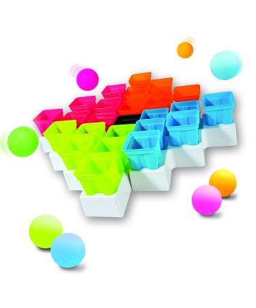 Franklin Sports Battle Buckets Pong Games - Fast Paced Four Player Ping Pong Games - Fun for Kids and Families - Its a Game of Skill, Strategy, Change and Its Addictive!