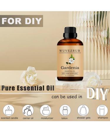 Gardenia Essential Oils 60ML Pure and Natural Essential Oil for Aromatherapy Diffuser - 2 Fl Oz (120 Gardenia) - Buy Online on GoSupps.com