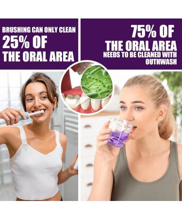 2024 New Tooth Mouth Rinsing Total Care Concentrated Mouthwash (3 PC) | Deep Cleaning Stain Removal & Fresh Breath - Buy Online on GoSupps.com