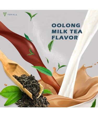 TRYALL Whey Protein Isolate Powder - 28g Protein Travel Sachets | Taiwan Oolong Milk Tea (10 Packs) - Buy Online - Buy Online on GoSupps.com