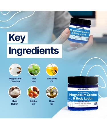 Basic Vigor Migrastil Extra Strength Migraine Stick & Topical Magnesium Cream Bundle - Buy Online on GoSupps.com