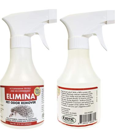 Exotic Nutrition Elimina 8 oz. Bottle - Internal Pet Odor Eliminator for Ferrets, Cats, Dogs, and More - Buy Online on GoSupps.com