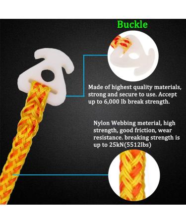 Botepon 2Pcs Boat Tube Towable Rope Quick Connector - Water Sports Rope Connector for Tubing, Skiing, Wake Boarding - Compatible with Seadoo, Jet ski, Waverunner - Buy Online on GoSupps.com