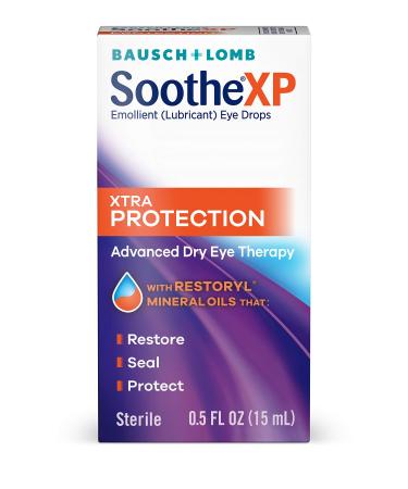 Bausch + Lomb Soothe XP Lubricant Eye Drops, Xtra Protection Formula, 0.5 Ounce/15 ml Pack of 1