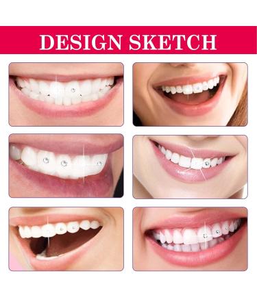 DIY Tooth Gem Kit | Multicolor Shiny Crystals Jewelry Set | Tooth Jewelry Ornaments with Curing Light & Glue for Sparkling Smiles - Buy Online on GoSupps.com
