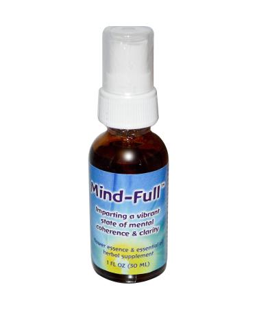 Flower Essence Services Mind-Full Flower Essence & Essential Oil 1 fl oz (30ml)