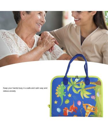 Fiddle Blanket for Dementia | Fidget Sensory Pad & Memory Aid for Seniors | Perfect Gift for Alzheimer's Patients - Buy Online on GoSupps.com