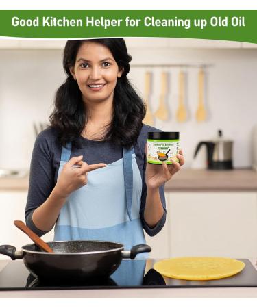 Eco-Friendly Cooking Oil Solidifier - 100% Plant-Based Grease Hardener for Easy Disposal (Solidifies Up to 40 Cups - Buy Online on GoSupps.com