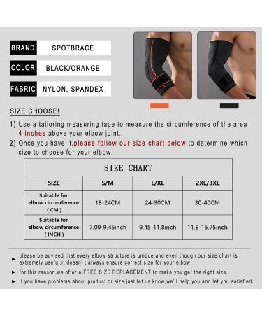 SPOTBRACE Elbow Brace Support 2 Pack - Compression Sleeve with Strap for Men and Women - Adjustable Arm Support for Running, Workout, Basketball, Golf, Tennis - Pain Relief from Tendonitis and Arthritis - Black XXL/3XL - Buy Online on GoSupps.com