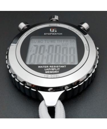 Rolilink Metal Stopwatch - Waterproof Timer for Sports & Competitions - 2 Lap with Backlight - Buy Online on GoSupps.com