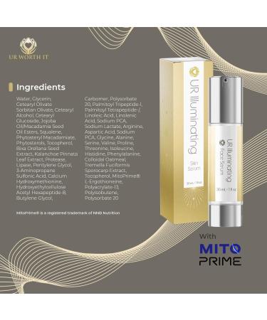 UR Illuminating Face Serum 30ml - Luminance-Enhancing Even Skin Tone Reduces Fine Lines & Wrinkles Boosts Radiance with Botanical Extracts - Youthful Smooth Skin - Buy Online on GoSupps.com