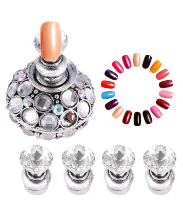 Magnetische Nagelspitze bungsstand - Dekaim 2 Farben Lotushalter f r Nail Art Manik re Werkzeuge (Silber) - Internationaler Versand - Buy Online on GoSupps.com