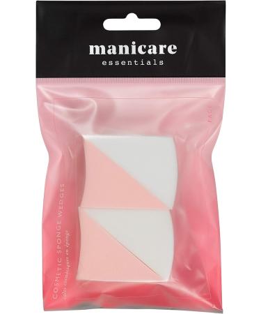 Manicare Cosmetic Wedges Pack Of 4 Triangle Sponges Latex Free Blending Sponges For Liquid Cream And Powder Makeup Foundation Smooth Flawless Application Beauty Accessory Tool Makeup Artist - Buy Online on GoSupps.com