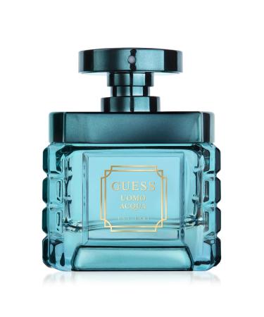 GUESS Uomo Acqua Eau de Toilette Cologne Spray For Men 1.7 Fl. Oz. 1.7 Fl Oz (Pack of 1) - Buy Online on GoSupps.com