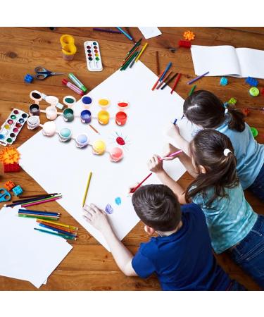 AKOLAFE 480pc 5ML Paint Pots with Lids - 80 Clear Strips, Ideal for Kids DIY Arts & Crafts - Buy Online on GoSupps.com