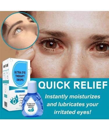 Ultra Eye Therapy Drops - Soothing Eye Care Liquid for Eye Fatigue & Cloudy Vision - 2PC - Buy Online on GoSupps.com