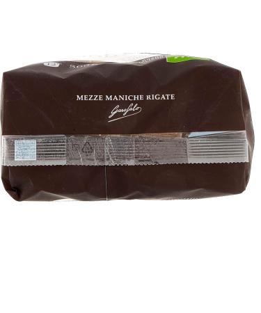  Italian Gourmet E.R. Garofalo Wholemeal Pasta Mezze maniche rigate Pack of 10 organic products 500g + Gourmet Italian Polpa 400g - Buy Online on GoSupps.com