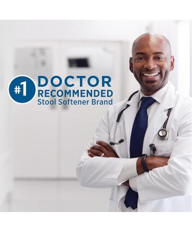 Colace Clear Stool Softener for Gentle Effective Constipation Relief #1 Doctor Recommended Stool Softener Brand Dye Free 50 mg Docusate Capsules 60 Count 60 Count (Pack of 1) - Buy Online on GoSupps.com
