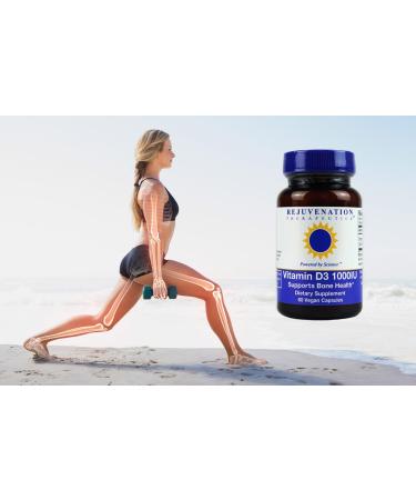 Rejuvenation Therapeutics Vitamin D3 - Bone Health Support (60 Vegan Capsules) - Buy Online on GoSupps.com