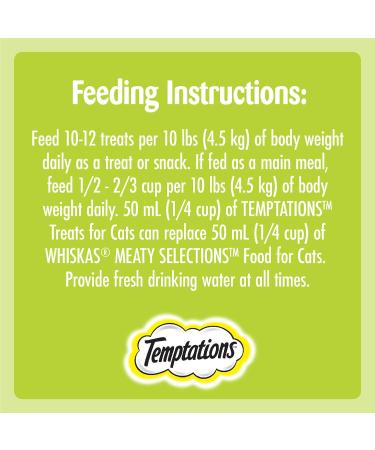 TEMPTATIONS Mix-Ups Cat Treats Chicken Cheddar and Catnip Flavour 350g (Pack of 1) - Buy Online on GoSupps.com