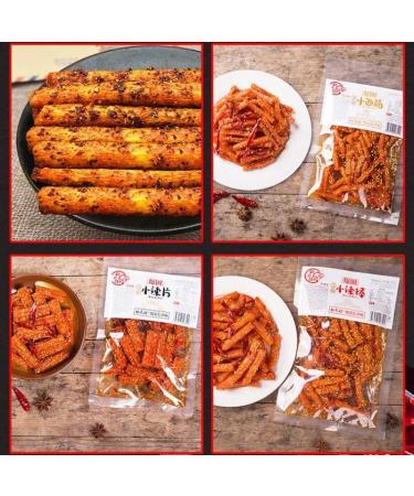 Latiao Combination Pack Spicy Strips Nostalgic Snack Gift Pack Internet Celebrity Snack Food Latiao Big Gluten Instant Snacks Instant Latiao Handmade latiao (406g (5 Big Bags)) - Buy Online on GoSupps.com