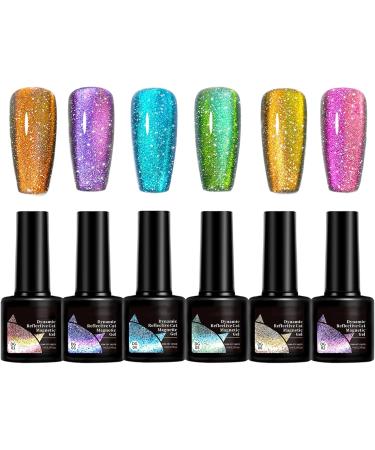 Magnetic Gel Shine Set Manicure Set 6 Pieces for Women Festivals Beauty Lovers - Buy Online on GoSupps.com