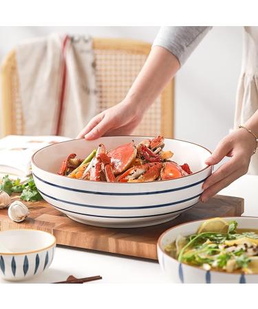 Salad Bowls Mixing Bowls Kitchen Soup Bowl Cereal Bowl Cereal Soup Oatmeal Dessert Ceramic Bowl Set Barley Bowl Dessert Bowl Salad Bowl Pasta Bowls(A) (A) - Buy Online on GoSupps.com