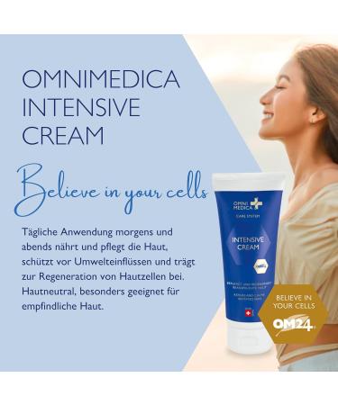  OMNI MEDICA OMNIMEDICA Intensive Cream - 3-in-1 skincare cream for wrinkles dark spots and dry skin - Anti-aging face and body cream with OM24 - For women men and sensitive skin - 100 ml - Buy Online on GoSupps.com