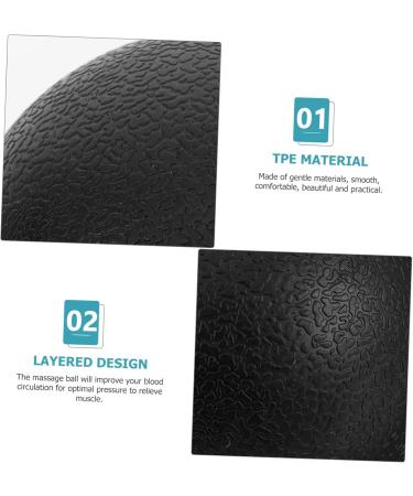 BUIFULSIC Massage Roll - Deep Tissue Acupuncture Yoga Ball & Back Roller - Portable Foot & Neck Massager for Ultimate Relaxation | TPE Fitness Tool - Buy Online on GoSupps.com