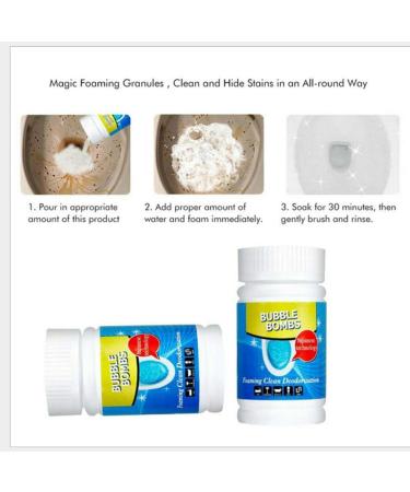 Pipe Dredge Deodorant Kitchen Toilet Bubble Bombs Bubble Bombs Fast Foaming Clean Powder Powerful Sink and Drain Cleaner - Buy Online on GoSupps.com