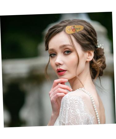 FRCOLOR 2 Pairs hairpin hair barrettes for thin hair cute headdress plant headwear hair barrettes clip flower hair accessories barrettes for fine hair flowers child non-slip alloy - Buy Online on GoSupps.com