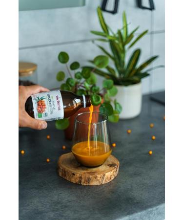 Organic Cold-Pressed Sanddorn Juice - 250ml | Vegan & Preservative-Free | Berries Polska - Buy Online on GoSupps.com