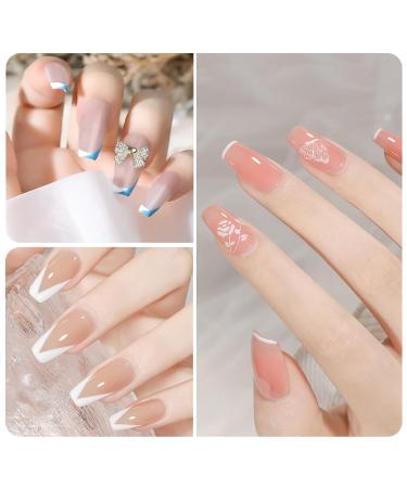 Clear Nail Art Stamper - Double-End Silicone Nail Stamp for DIY French Smile Line Art & Accessories - Buy Online on GoSupps.com