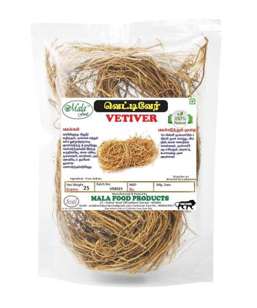 100% Natural Dried Vetiver Roots 25 g