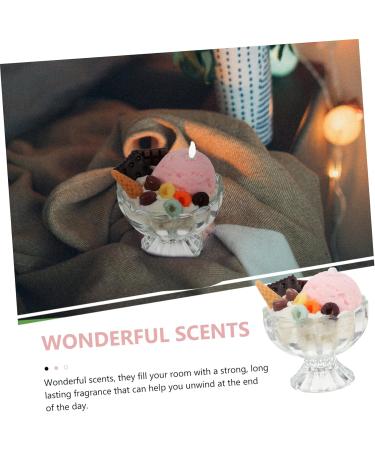Buy FOMIYES Ice Cream Scented Candle Cup - Decorative Votive Candle for Home & Xmas | International Shipping - Buy Online on GoSupps.com